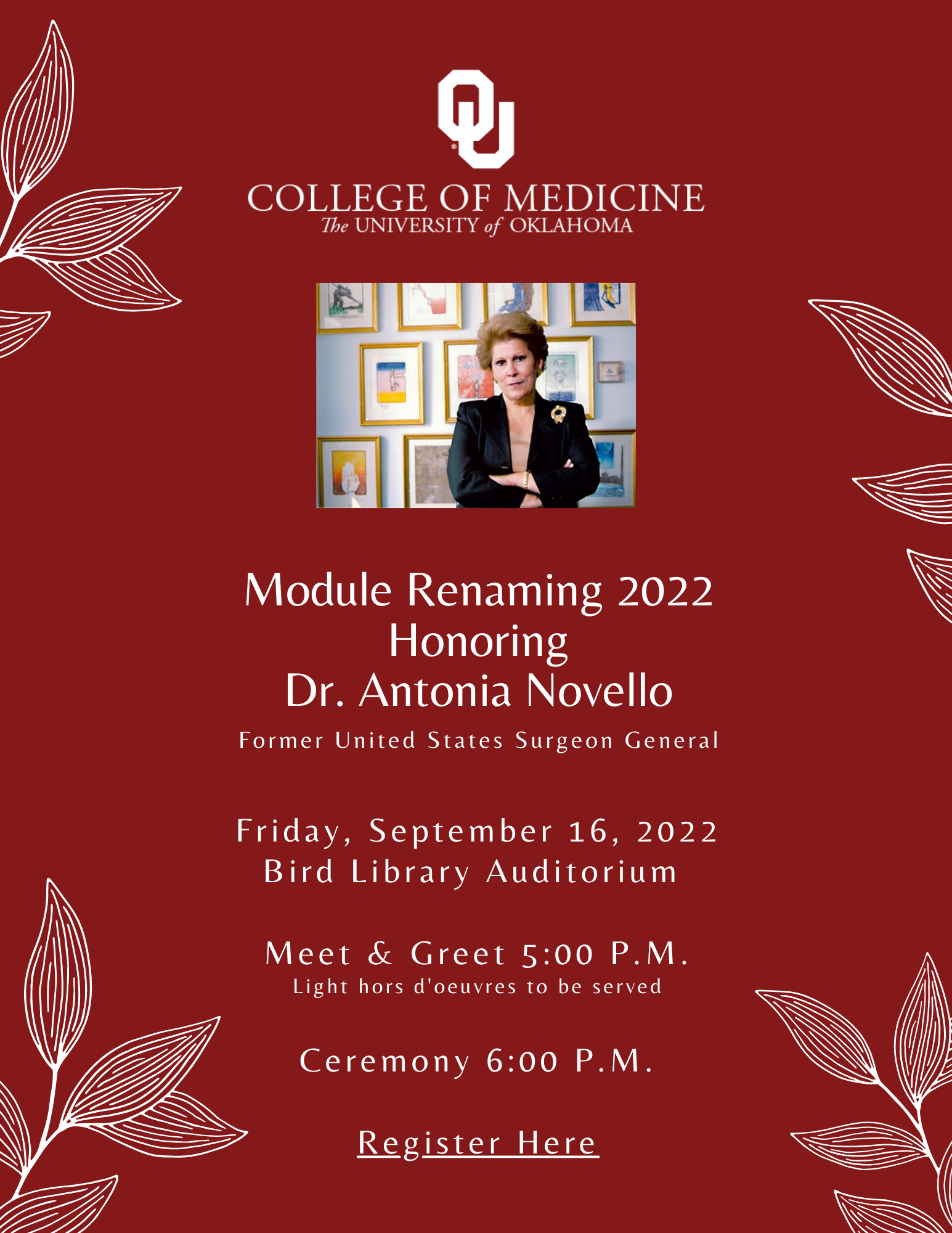 Module Renaming 2022 Honoring Dr. Antonia Novello (1)